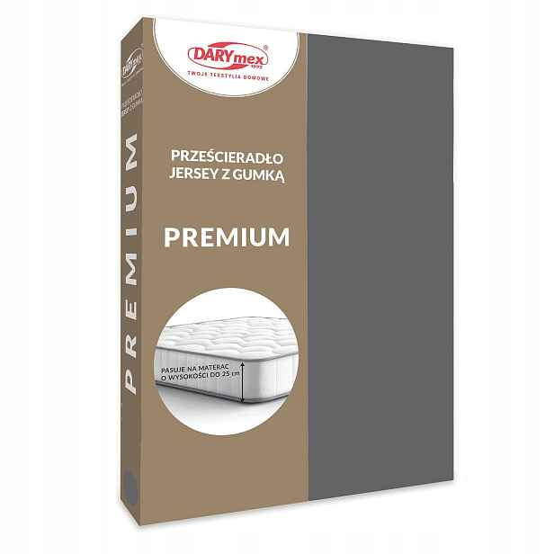Prostěradlo jersey s gumičkou 037/210/220x200 Premium