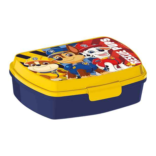 STOR Plastový svačinový box 17,5x14x5,5cm Paw Patrol