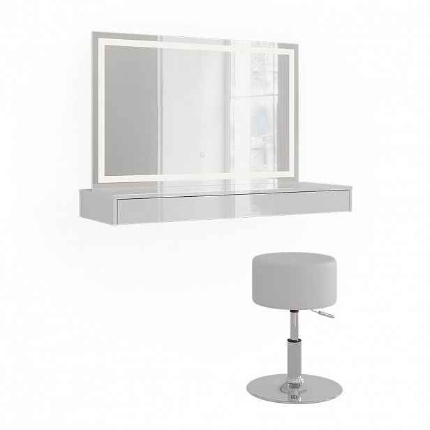 Vicco TOALETNÍ STOLEK Sherry Bílá 120 cm 3 díly