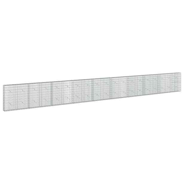 vidaXL Gabion s drátem 5 mm a síťkou 5x10 cm 950x20x100 cm