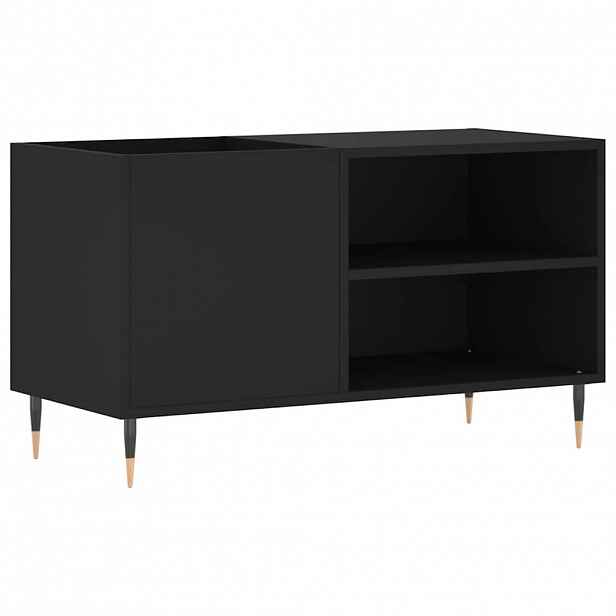 vidaXL Skříňka na LP desky černá 85 x 38 x 48 cm kompozitní dřevo