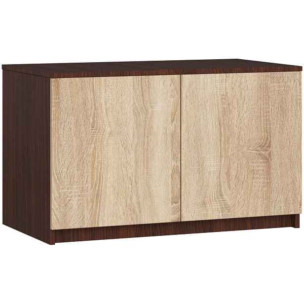 Ak furniture Nástavec na skříň Star 90 cm venge/sonoma