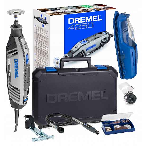 Multifunkční Multibruska Dremel 4250 45 Příslušenství Váleček Kufr