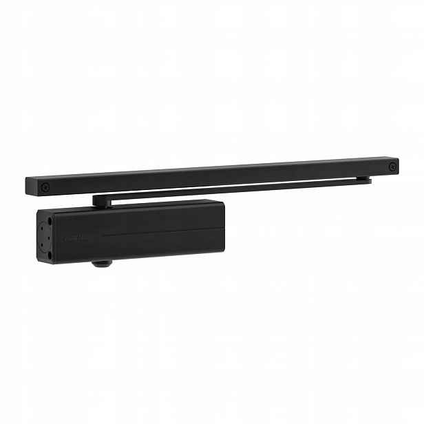Samozavírač Assa Abloy DC135 s kluznou lištou, černý, Ral 9005