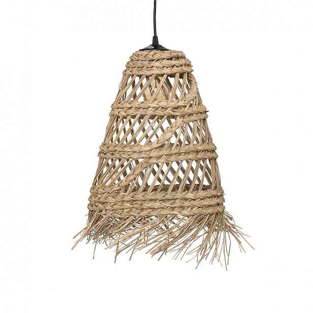 Slaměná závěsná lampa LAHYS
