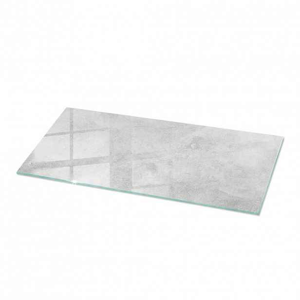 TULUP SKLENĚNÁ DESKA 125x50 cm Betonová struktura se škrábanci