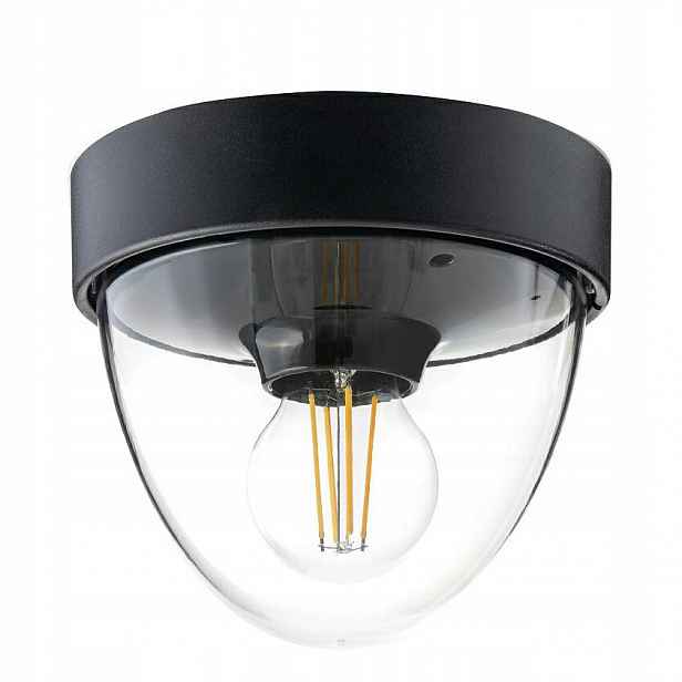 Zahradní lampa Nook Černá 1xE27 IP44 pro venkovní terasy Moderní dům