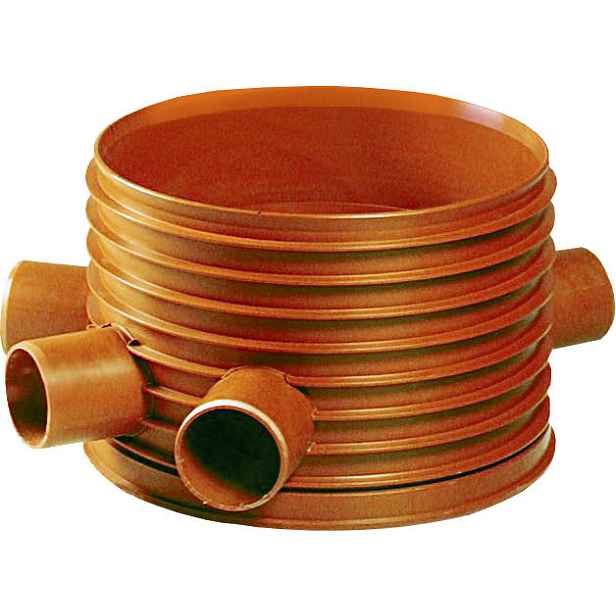 Dno šachtové Pipelife DN 600 3× DN 150 0 °-135 °-180 °