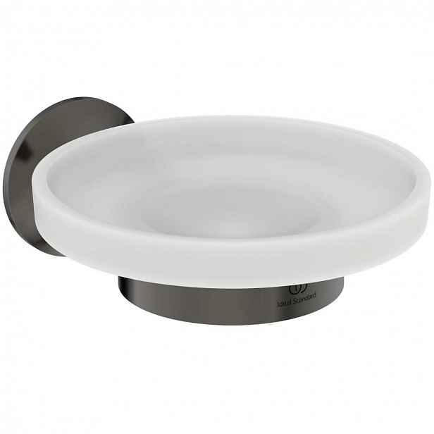 Ideal Standard La Dolce Vita - Mýdlenka s držákem, sklo/Magnetic Grey T5507A5