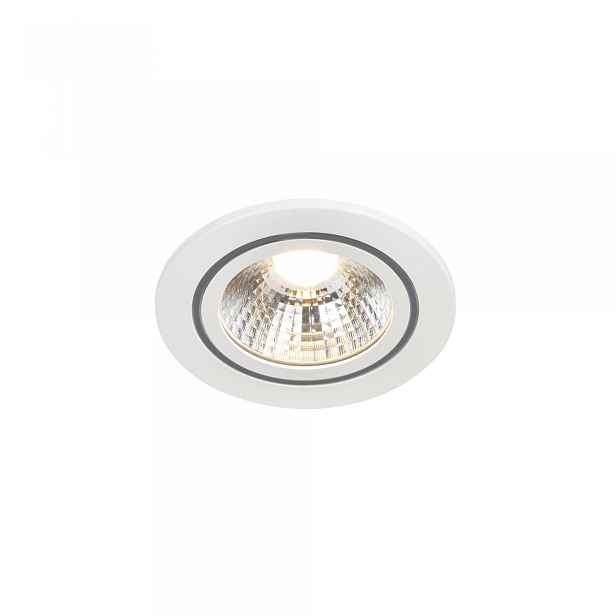 Moderní zapuštěné Led svítidlo bílá IP44 stmívatelné Alec Nordlux 9.5 cm