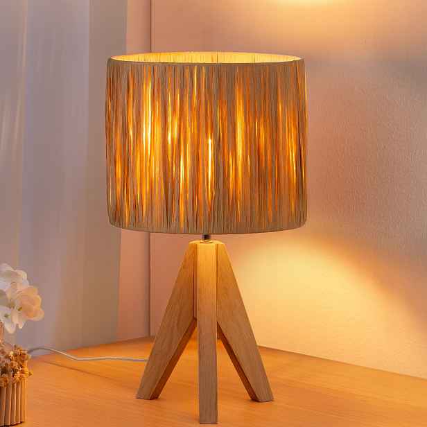 Noční lampička Edishine, stolní Led lampa, 2700K teplá bílá, žárovka E27 4W