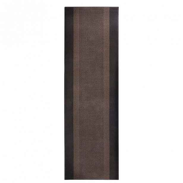 Hnědý běhoun Hanse Home Monica, 80 x 200 cm