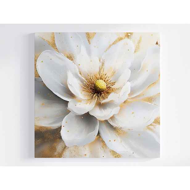 Obraz Na Plátně Canvas Příroda Bílý Květ Magnolie Glamour 50x50