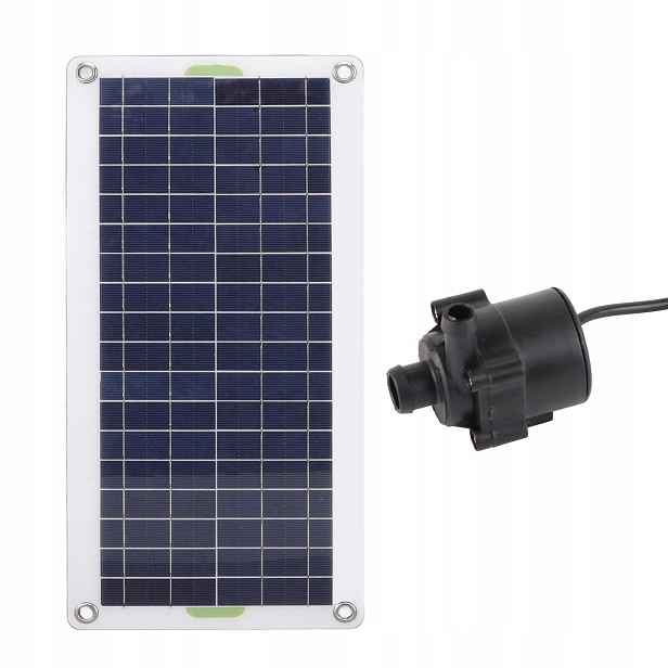 Sada Solárních Vodních Čerpadel Regulovatelná 30 W 800 L/h 12 V