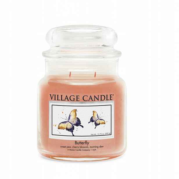 Střední svíčka Butterfly Village Candle