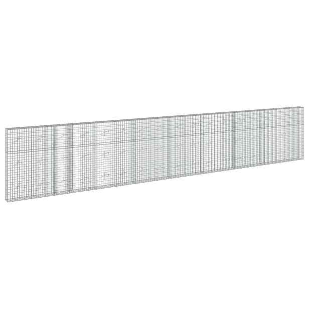 vidaXL Gabion s drátem 5 mm a síťkou 5x10 cm 850x20x150 cm