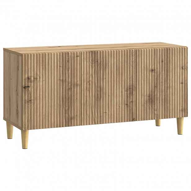 vidaXL Televizní skříň 99 x 34,5 x 50 cm Dub artisan Kompozitní dřevo