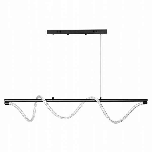 Závěsná lampa Hadice Splétaná Černá Serpente DDXZ003 Led 55W Variabilní Barva Cct