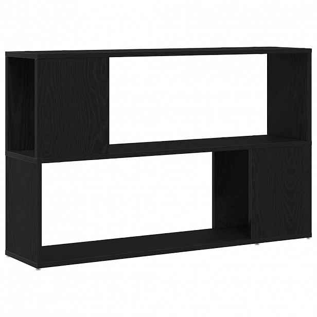 vidaXL Sestava TV skříněk 100 x 24 x 63 cm Černá Kompozitní dřevo