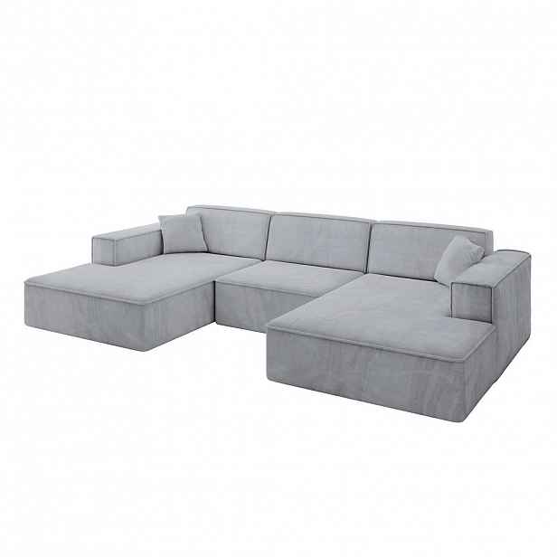 ALTDECOR SEDACÍ SOUPRAVA IREA-U1-v4 – 301 x 165 x 77 cm, šedá