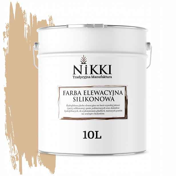 Barva Silikonová Fasádní Barva 10L Béžová F445 Uv Pro Fasády