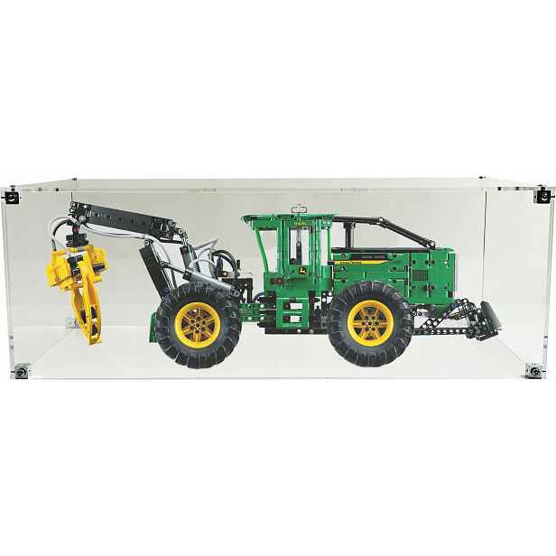 Vitrína Drewlandia pro stavebnici Lego 42157 – Trhací traktor John Deere
