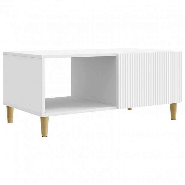 vidaXL Konferenční stolek Bílá 90 x 50 x 40 cm Kompozitní dřevo