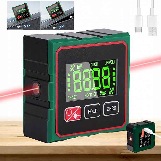 Elektronický Úhloměr Digitální Úhloměr Přenosný S Magnetem Vodováha
