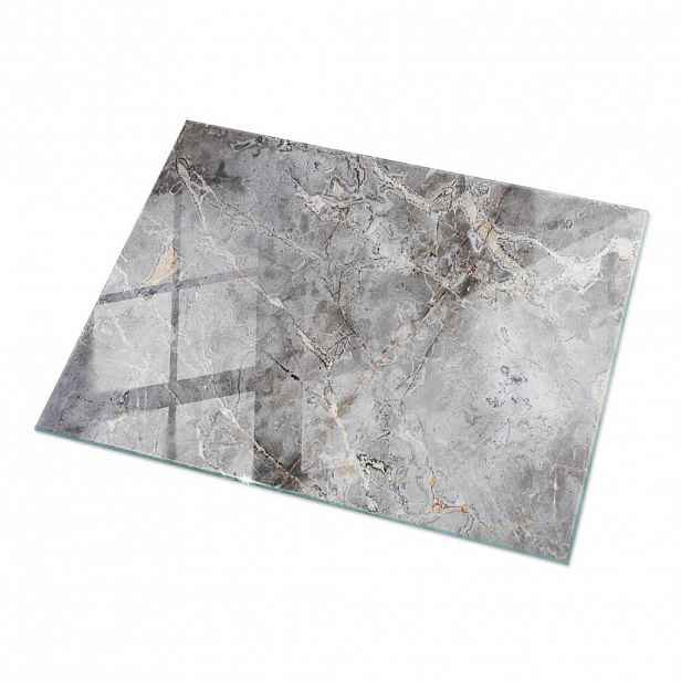 TULUP SKLENĚNÁ DESKA 120x80 cm Vzor z přírodního mramoru