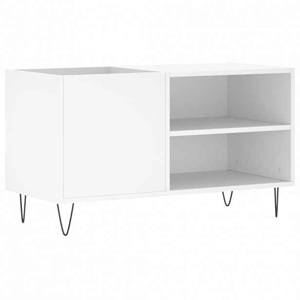 vidaXL Skříňka na LP desky bílá 85 x 38 x 48 cm kompozitní dřevo