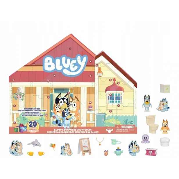 Moose Adventní kalendář Bluey 20 okének