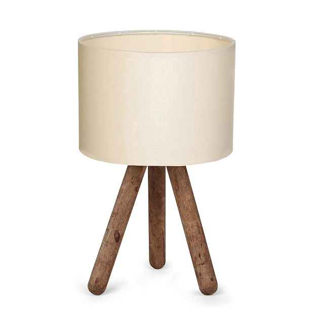 Opviq Stolní lampa Aydo I krémová/hnědá