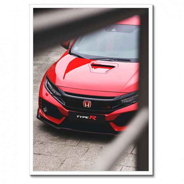 Plakáty v rámu 50x70 Honda Civic R-Type