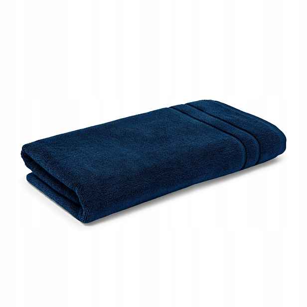 Ručník Supreme 80x150, tmavě modrý, z egyptské bavlny, 800 g/m2, Giza 95