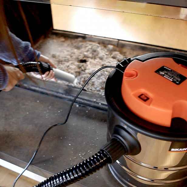 Vysavač Na Popel 1200W 20L Nerezová Ocel Hepa Filtr Bikain