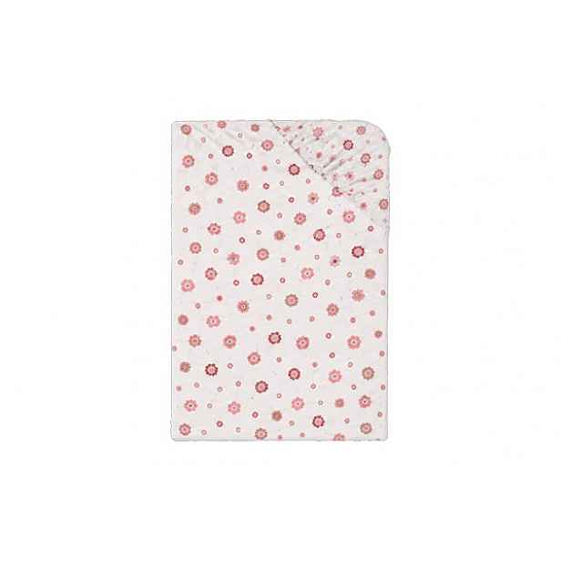 Livarno® Žerzejové napínací prostěradlo, 90–100 x 200 cm (květiny)