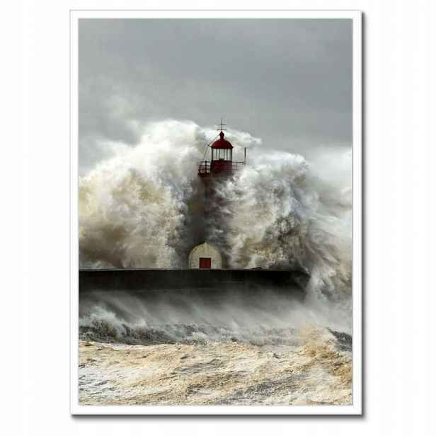 Plakáty v rámu 50x70 Maják Storm