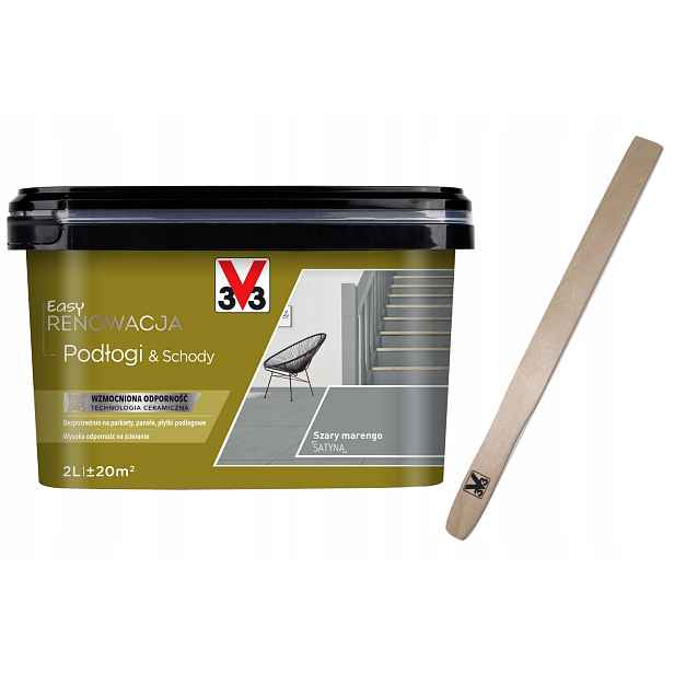 V33 Easy Renovace podlah a schodů Šedá 2L