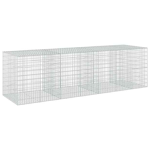 vidaXL Gabion s drátem 5 mm a síťkou 5x10 cm 350x100x100 cm