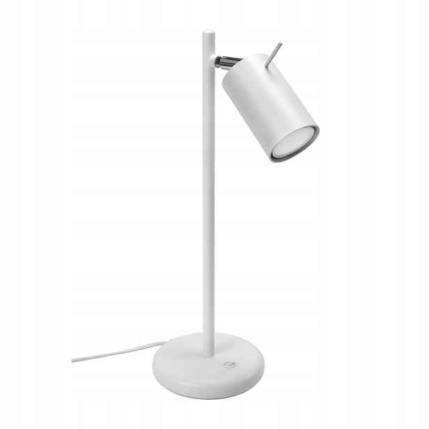 Sollux Moderní stolní lampa bílá Ring GU10 10W