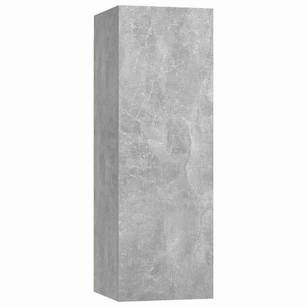 vidaXL TV stolek betonově šedý 30,5x30x90 cm kompozitní dřevo
