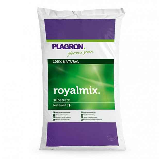 Květinová zemina Plagron Royal Mix 50 l s hnojivem na dobu minimálně 6 týdnů