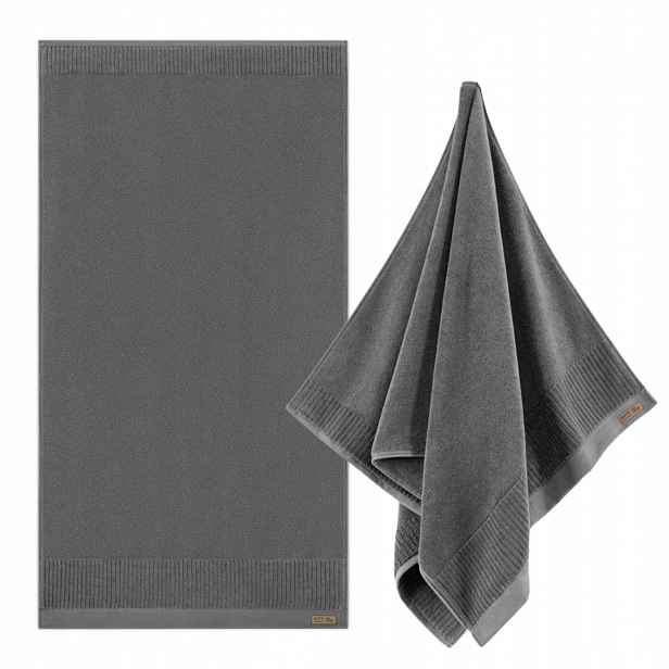 Zwoltex Porto Ručník velký hrubý šedý 600g 70x140cm