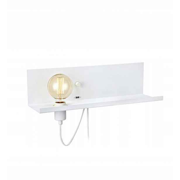 Multi Nástěnná lampa/USB police 1L Bílá 106969 Markslojd