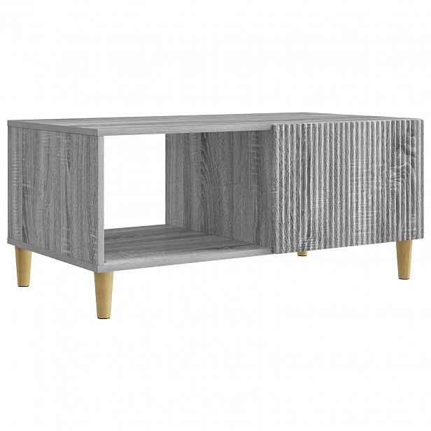 vidaXL Konferenční stolek Šedá sonoma 90 x 50 x 40 cm Kompozitní dřevo