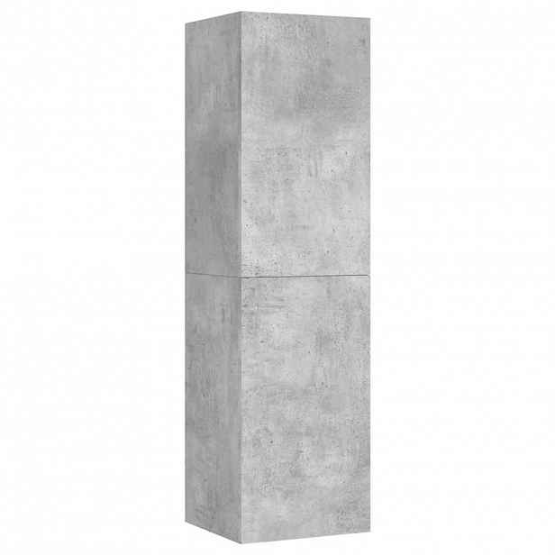 vidaXL TV stolek betonově šedý 30,5x30x110 cm kompozitní dřevo