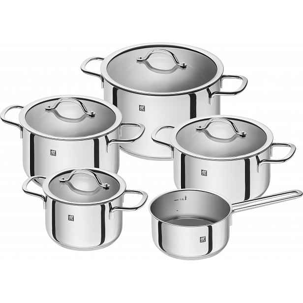 Zwilling Sada nerezového nádobí se skleněnými poklicemi Neo, 5 ks 66330-000