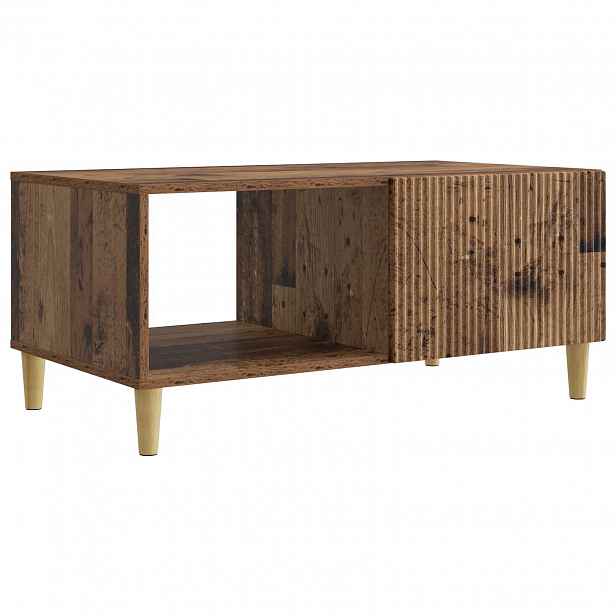 vidaXL Konferenční stolek Staré dřevo 90 x 50 x 40 cm Kompozitní dřevo