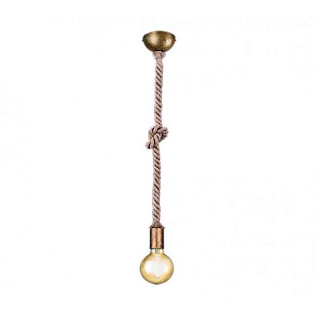 Závěsné osvětlení Trio Rope mosaz 310100104