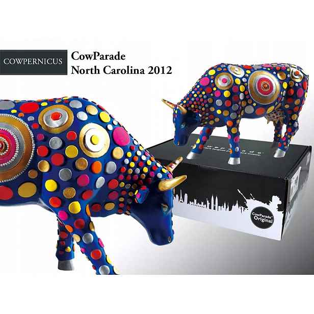 CowParade North Carolina 2012, Cowpernicus, Elizabeth Janeway Hallyburton.